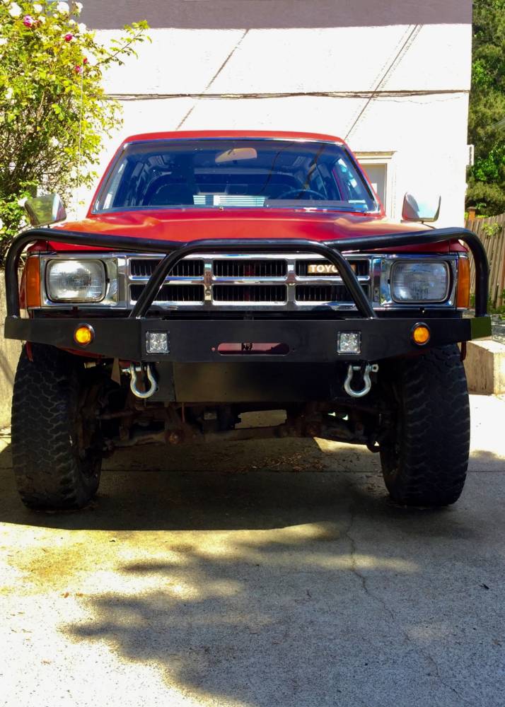 1st Gen 4Runner/ 2nd Gen Pickup High Clearance Front Bumper Kit 3