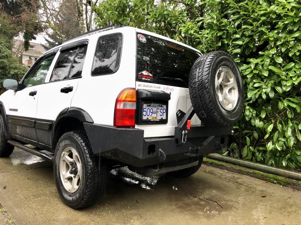 2nd Gen Chevrolet Tracker Low Profile Rear Bumper Kit 1